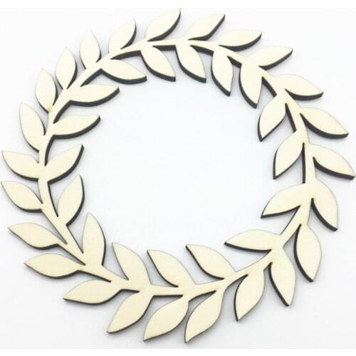 15cm 6 inch Vine Flower Natural Wreath Wood Shape DIY Crafts Home Decorations For Scrapbooking Embellishments