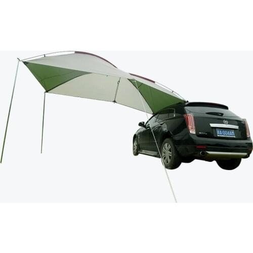 Car Side Shelter Canopy Sun Rain Shelter Portable Car Side Awning Rooftop Tent 3-4 persons 2.5m*3.5m
