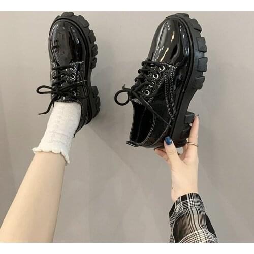 Uj8Mary Jane Shoes Japanese School Uniform Jk Student Shoes Girls Women Kawaii Lolita Soft Sister Round Toe Platform low Heel sh