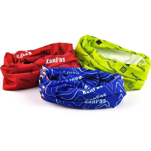KANPAS orienteering headwear bandana, print logo OH-01
