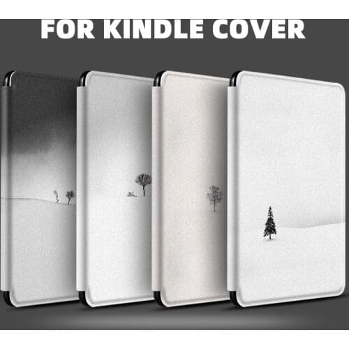 A Tree Simple Protective for E-book Kindle 2019 2018 Protective Capa for KPW4 Case Para Tablet for for Amazon Kindle 6"