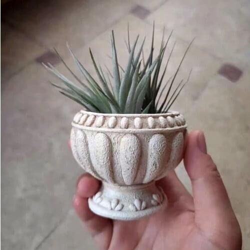 Retro Roman Flower Pot Silicone Mold Aromatherapy Gypsum Mold Perfume Bottle Vase Cup Home Decor