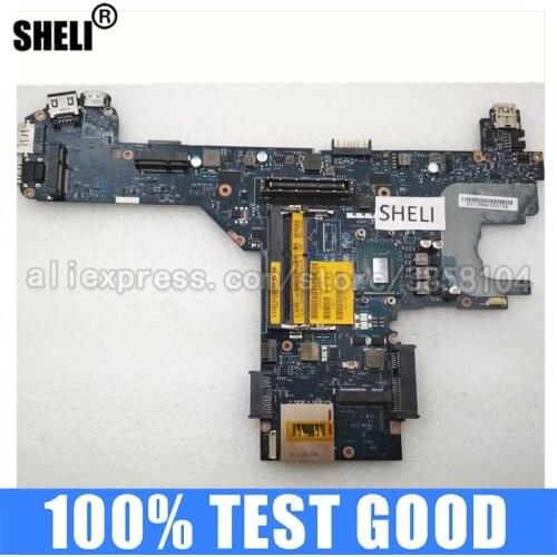 SHELI I3-3120M for Dell E6430s Motherboard DDR3 Inspiron Intel LA-7741P CN-0VH0D7 0VH0D7 VH0D7 Integrated