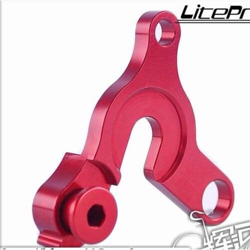 1pc Litepro kc072 folding bike rear derailleur Converter 9 speed super-strenght aluminum bmx bicycle tail hook Modified Hanger