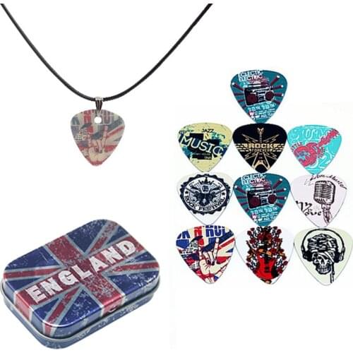 SOACH 10pcs / lot 0.46mm 0.71mm 1.0mm Bass Guitar Picks Plectrums Accessories Musical Instrument Guitar Parts