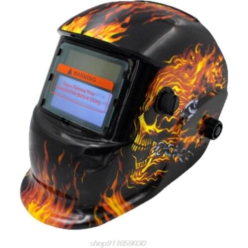 Welding Helmet Solar Powered Auto Darkening Hood with Adjustable Shade Range 4/9-13 for Arc Welder Mask D04 20 Dropshipping