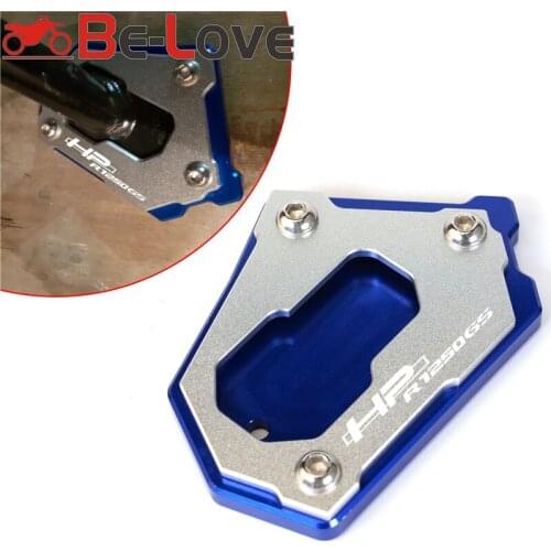 High Quality For BMW R1250GS Rallye HP R1250 GS 2018-2019 Motorcycle CNC Kickstand Side Stand Vergroter Plaat Extension Pad