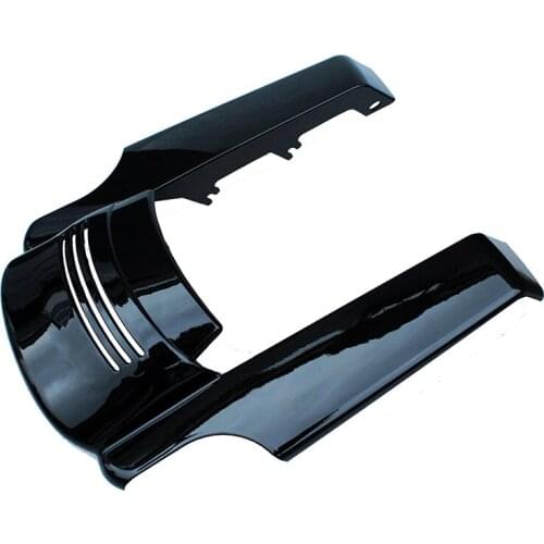 Motorcycle 5" Gloss Black Rear Fender Extension Stretched Filler Short for Harley Touring Electra Street Glide Road King 14-17