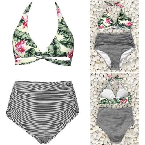 Meihuida Swimwear Beach Women 2019 Bikini Women Push-up Padded Bra Bandage Bikini Swimsuit Triangle Swimwear Bathing Suit Women