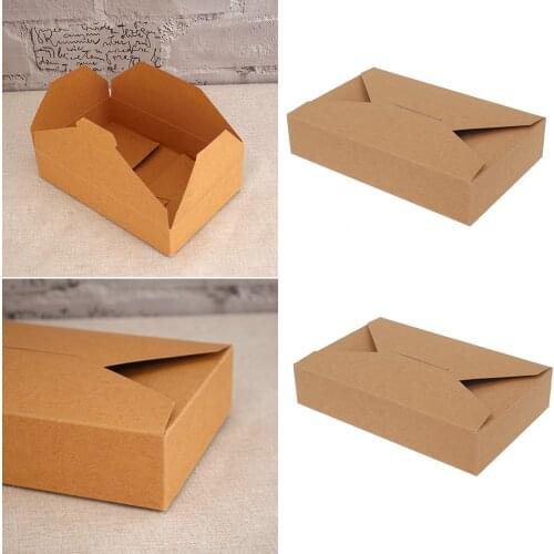 5/10pcs Square Paper Box Cookie Cake Box Simple Envelope Packaging Valentines Day Wedding Party Baby Shower Easter Gift Box