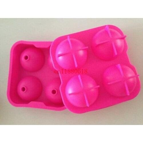 50sets/lot Free Shipping Bar Drink Whiskey Sphere Big Round Ball Ice Brick Cube Maker Tray Mold Mould