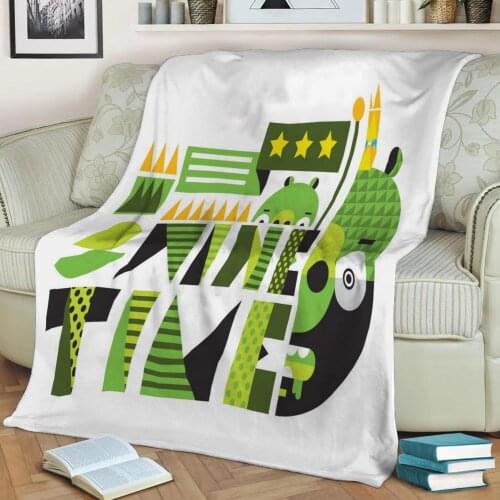 Geometric Shark 3D Printed Velvet Plush Throw Fleece Blanket Bedspread Sherpa Blanket Home Decora