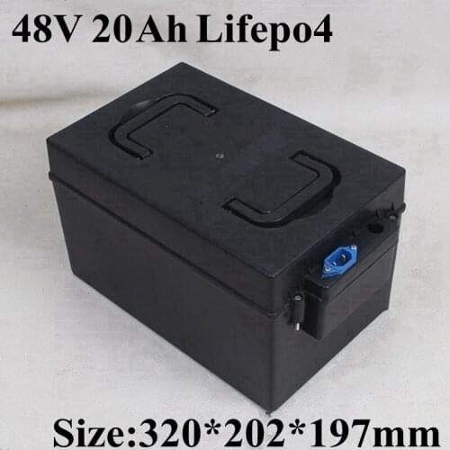 Lifepo4 Battery 48v 20Ah 25Ah Lfp Electric Bike Battery 48V for 2000W Motor Mobility Scooter Ebike Campers Ups + 5A Charger