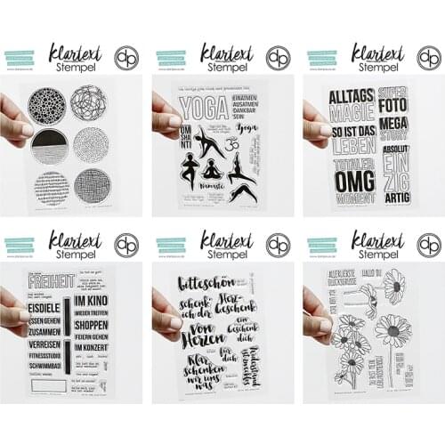 CH 2021 New Arrival Presell letters Silicone Stamp Embossing Scrapbooking Stencil Craft DIY Card stamp Album Handmade Decoration