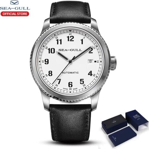 Seagull Leisure Sapphire Glass Waterproof Watch Automatic Mechanical Sports Clock Commander Series relogio masculino