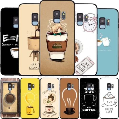 Princess female boss coffee black Soft phone Case For Samsung S20 S10 S9 S8 S7 edge Plus Lite Note 8 9 10 A6 A7 A8 A9 2018 Cover