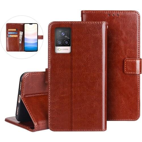 For Vivo S9 Case 6.44 inch Leather Case On For Coque Vivo S9e V2072A Magnetic Flip Wallet Cover Phone Case Fundas