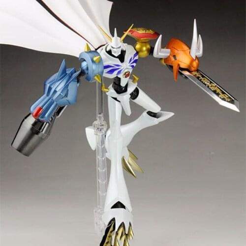 Digital monster Digimon Adventure Assembly Original Figurine Omegamon Action Figure Cartoon Model Toy Doll Decoration