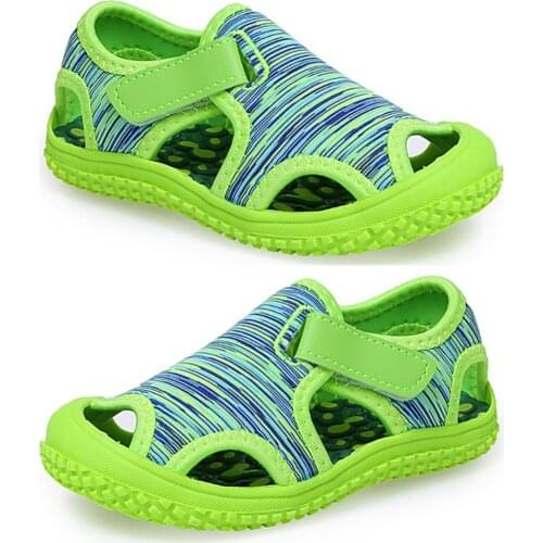 Non-Slip EVA Camouflage Kids Shoes Closed Toe Design Kids Sandals Soft Flat Children Summer Shoes Unisex Beach Sandal Baby Boy