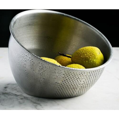 Designer Strainer Colander Stainless Steel Wash Strainers Filter Sifting Rice Vegetable Cleaning Tool Accessories for Kitchen