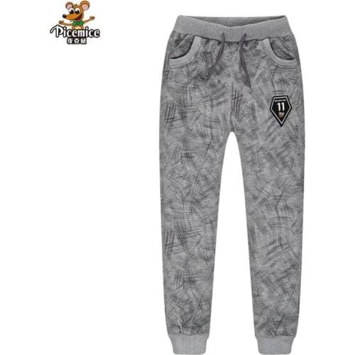Boys Long Trousers Kids Thick Clothing Elastic Waist Jogger Pant 2020 Winter Warm Boys Sport Pants Baby Casual Pants