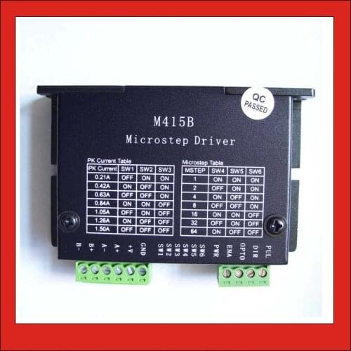 24V NEMA 8 11 14 16 17 Stepper Motor Driver M415B Stepper Driver Board