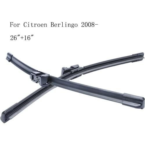 Two Boxes Packing FOR Citroen Berlingo 2008- Factory Wholesale Front Window Windshield Windscreen Wiper Blade