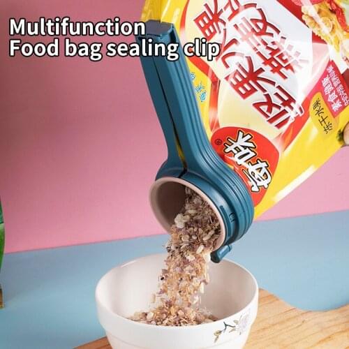 Sealing Clip with Spout Food Clip Plastic Bag Mouth Kitchen Moisture-proof Sealing Clip Large Snack Sealing Artifact