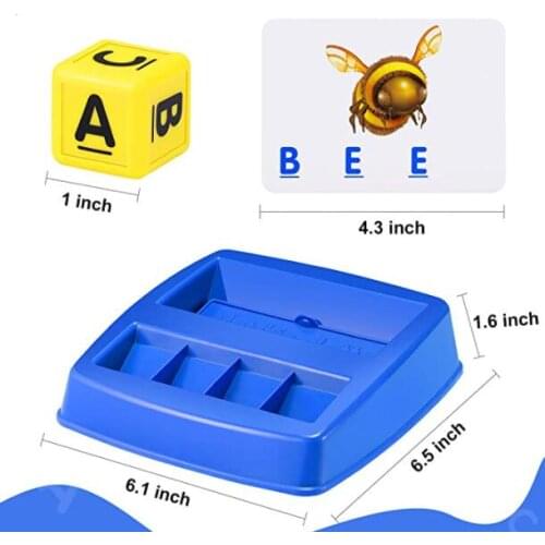 Matching Letter Game for Kids Toys Age 3-8 years Learning Words Spelling Games for Kids Educational Toys