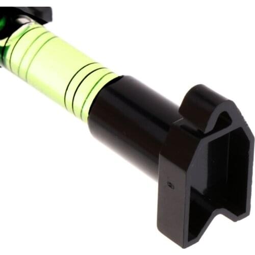 Pocket Line Hanging Level Brick Rope Cord Wire String Bubble Hanger Black