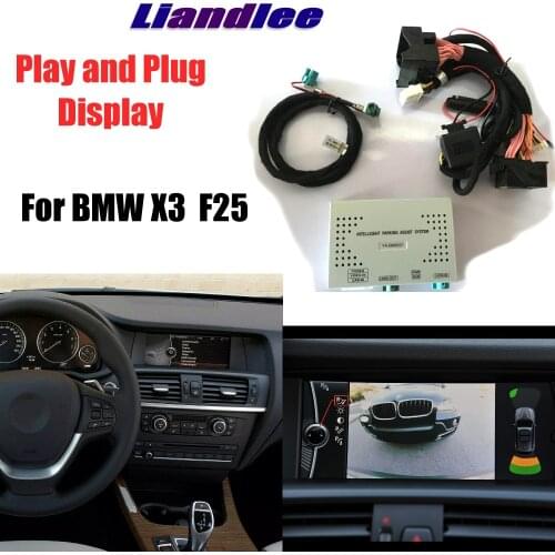 Liandlee Parking Camera Interface Reverse Back Up Camera Kits For BMW X3 F25 CCC CIC NBT EVO Display Upgrade