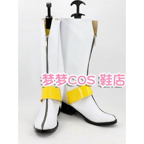 Ensemble Stars Ryuseital UNIT SONG 3RD Shinobu Sengoku Yellow Shoes Cosplay Long Boots Custom Made