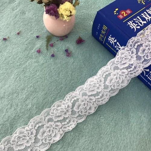 Model C1027 small symmetrical lace, used for DIY handmade clothing accessories, elastic lace packaging tape