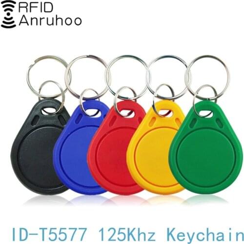 5PCS T5577 Smart Chip Tag 125Khz Rewriteable Copy Badge EM4305 Copier Keychain RFID Duplicator Proximity ID Clone Card