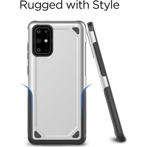 Suitable for Samsung S20 S20 Plus mobile phone case, power armor two in one four corner anti drop S10 Plus protective cover