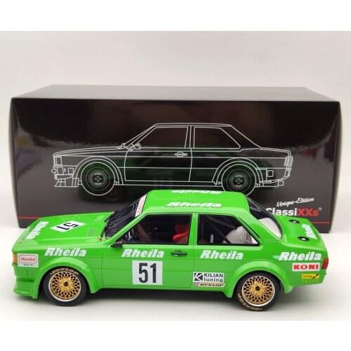Premium ClassiXXs 30226 1/18 For A~~di 80 B2 Gr2 #51 W.Wolf ETCC 1980 Green Resin Models Limited Edition Collection