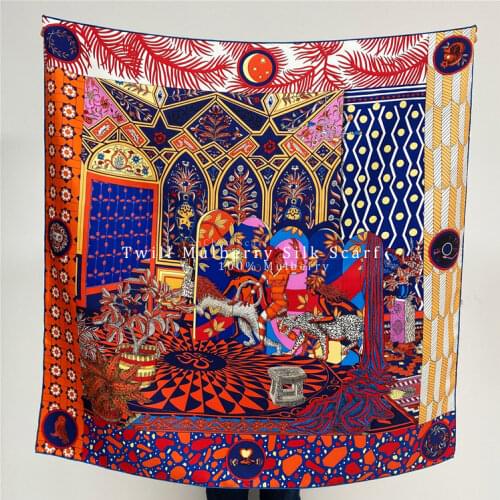 Vintage neck Silk Scarf 90cm 100% Natural Silk Hand Rolled Twill Scarf *Mulberry Silk Scarf 90*90cm heavy silk scarfs