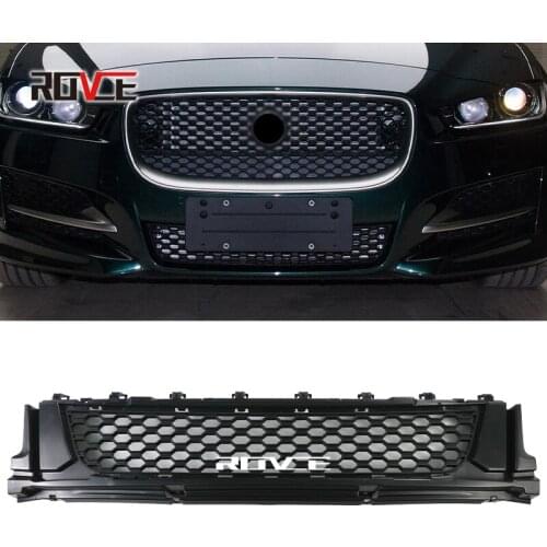 ROVCE Bumper Grille Front Grill Underneath For Jaguar XE 2016 2017 2018 T4N5895 Racing Grills Car Styling