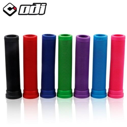 ODI Bike Handlebar Grips 22.2mm Soft Silicone Bicycle Grips Non-slip Damping Bike Handle with Bar End Plug Bicycle Accessories