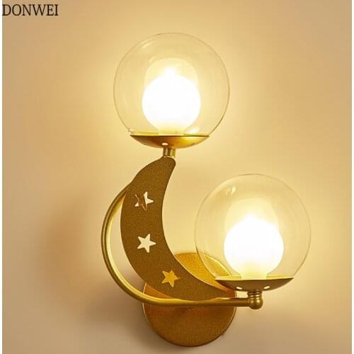 Nordic LED Wall Lamp Indoor Living Room Dining Room Decoration Lighting Bedroom Beside Glass Wall Light Stairway Corridor Light