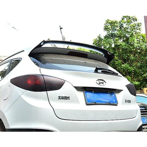 For Hyundai Tucson IX35 IX25 2010 - 2020 Hatchback Spoiler ABS Carbon Fiber Color Car Tail Wing Decoration Rear Roof Lip Spoiler