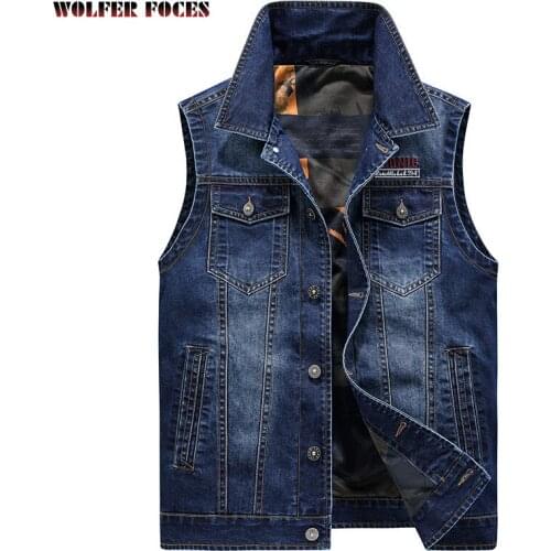 Wolfer forces Men's Denim Vests