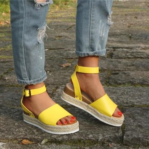 Women Sandals Plus Size Wedges Shoes For Women High Heels Sandals Summer Shoes 2021 Flip Flop Chaussures Femme Platform Sandals