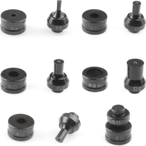 22Pcs Hydraulic Punch Mould Stainless Steel Punching Machine CH-60 Hydraulic Punching Dies Manual Punch CH-60 Mould