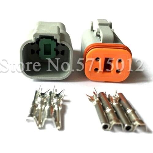 4 Hole DT04-4P AT04-4P DT06-4S AT06-4S Waterproof Automotive Connector Electrical Throttle Motor Plug For Excavator
