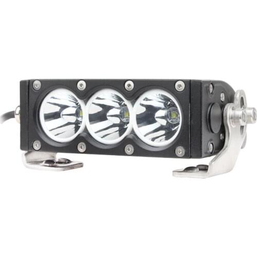 Top quality 6"inch 30W LED light bar Super slim Single Row car truck boat atv SUV offroad truck