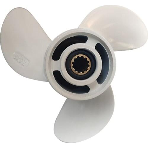 Outboard Motor Accessories Propeller Hanging Blade Reverse Gear Special Motor Three-blade Propeller Aluminum Fan Blade 21cm