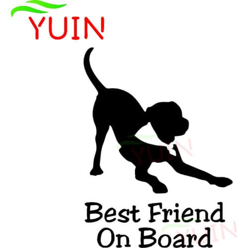 Best Friend Dog BABY ON BOARD Car Sticker Fashion Style Cars Accessories PVC Body Decoration Waterproof Exquisite Stickers