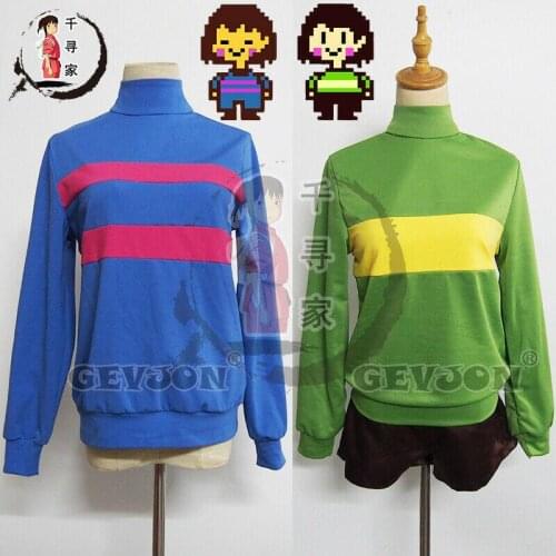 Daily Pants Customizd Undertale Cosplay Costume Frisk Chara Sweatshirts Hoodies Coat