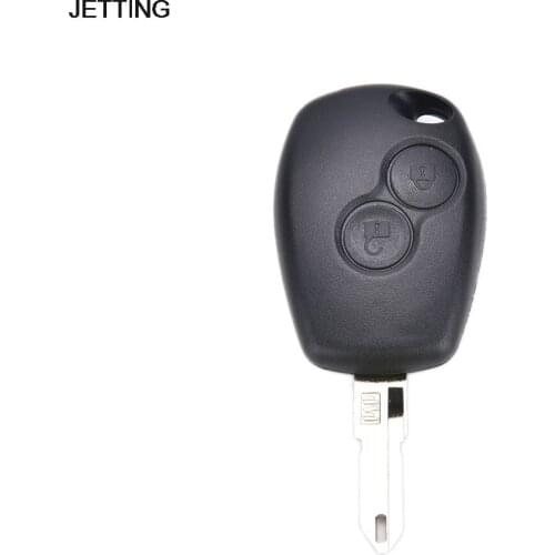 JETTING 1PC 2 Buttons Repair Remote Key Case Shell for RENAULT Clio DACIA Logan Sandero Car Accessories